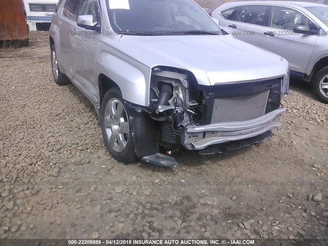 2GKFLZE30E6288825 - 2014 GMC TERRAIN DENALI GRAY photo 6