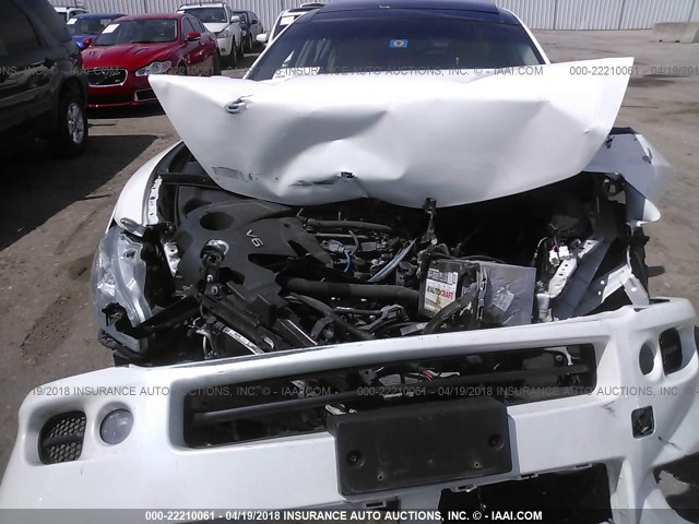 1N4AA5AP4BC814380 - 2011 NISSAN MAXIMA S/SV WHITE photo 6