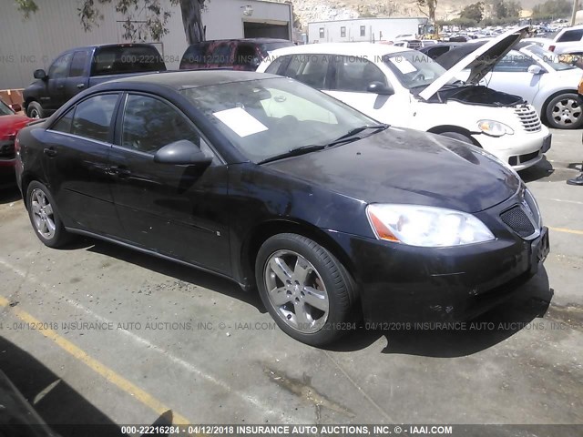 1G2ZH58NX74251905 - 2007 PONTIAC G6 GT BLACK photo 1