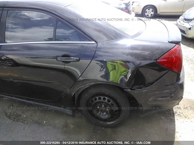 1G2ZH58NX74251905 - 2007 PONTIAC G6 GT BLACK photo 6