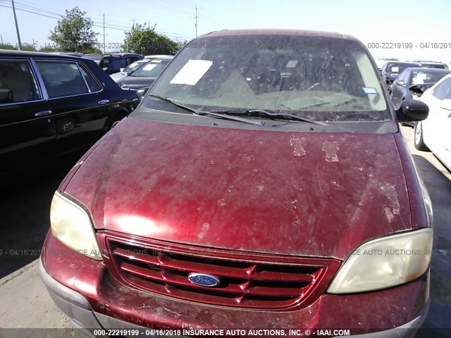 2FMZA51UXXBC37537 - 1999 FORD WINDSTAR WAGON RED photo 6