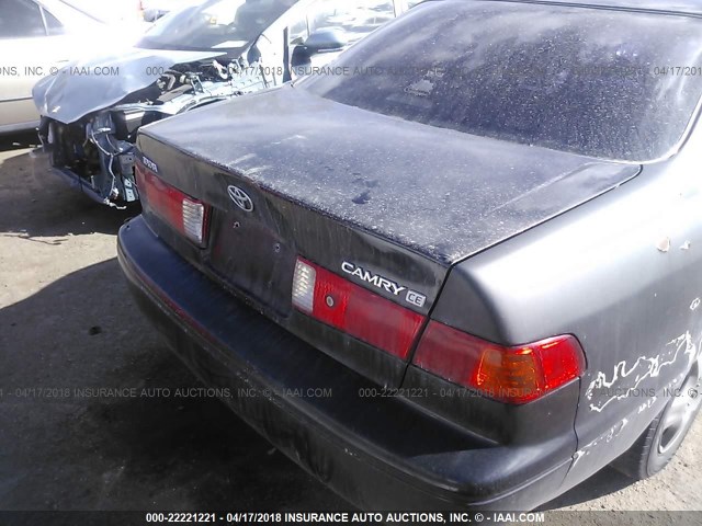 4T1BG22K91U059648 - 2001 TOYOTA CAMRY CE/LE/XLE BLACK photo 6