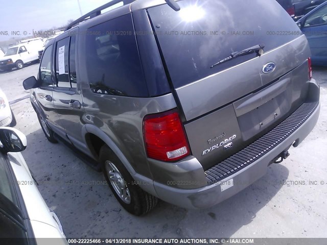 1FMZU73EX2UA66378 - 2002 FORD EXPLORER XLT BROWN photo 3