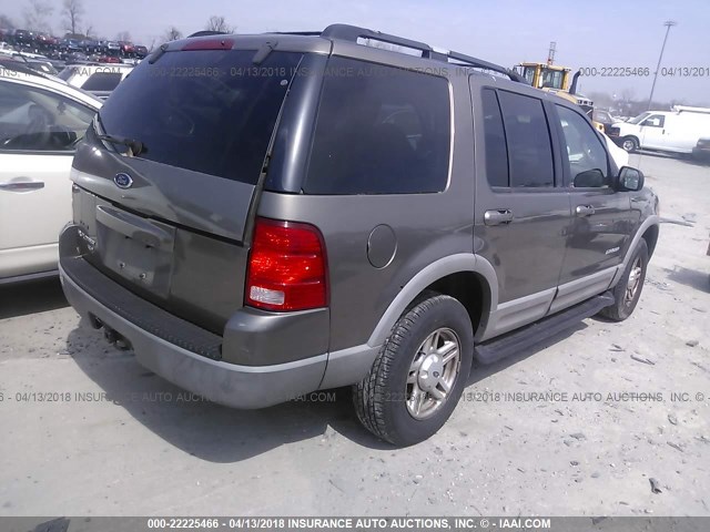 1FMZU73EX2UA66378 - 2002 FORD EXPLORER XLT BROWN photo 4