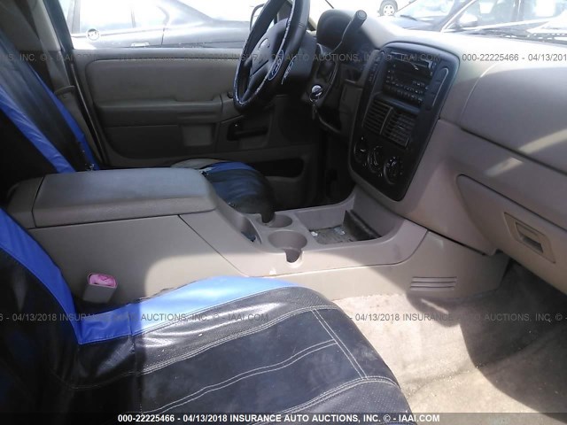 1FMZU73EX2UA66378 - 2002 FORD EXPLORER XLT BROWN photo 5