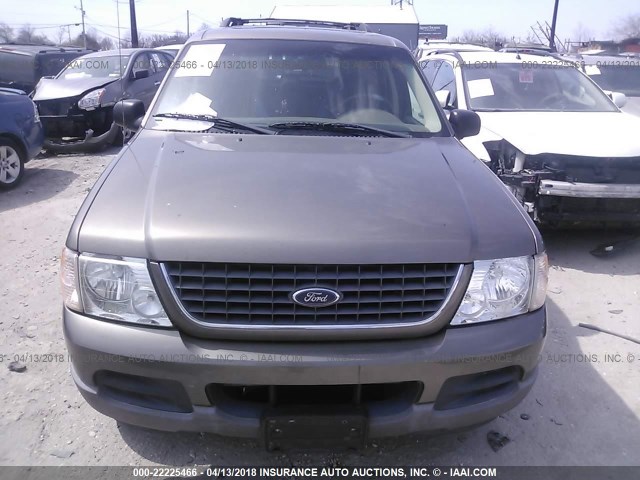 1FMZU73EX2UA66378 - 2002 FORD EXPLORER XLT BROWN photo 6