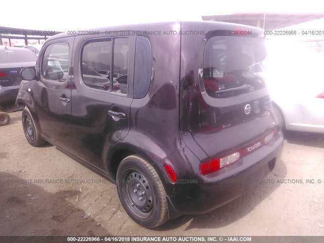 JN8AZ2KR8BT200311 - 2011 NISSAN CUBE S/SL/KROM PURPLE photo 3