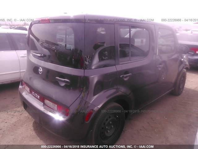 JN8AZ2KR8BT200311 - 2011 NISSAN CUBE S/SL/KROM PURPLE photo 4