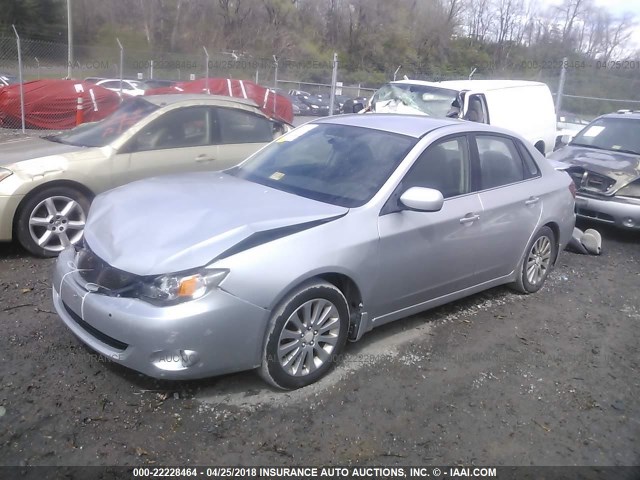 JF1GE61628H503084 - 2008 SUBARU IMPREZA 2.5I SILVER photo 2