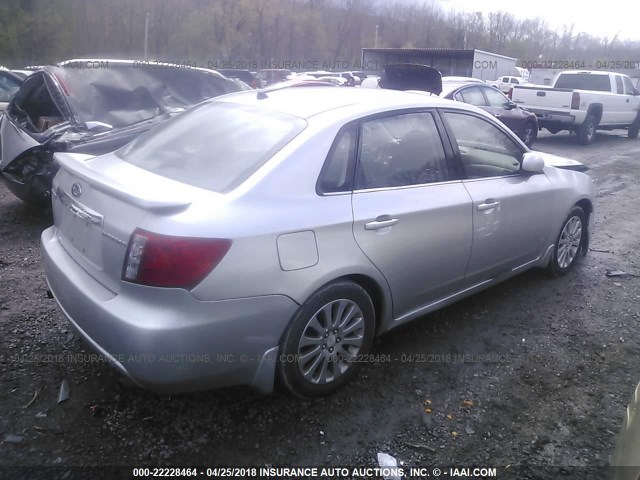 JF1GE61628H503084 - 2008 SUBARU IMPREZA 2.5I SILVER photo 4