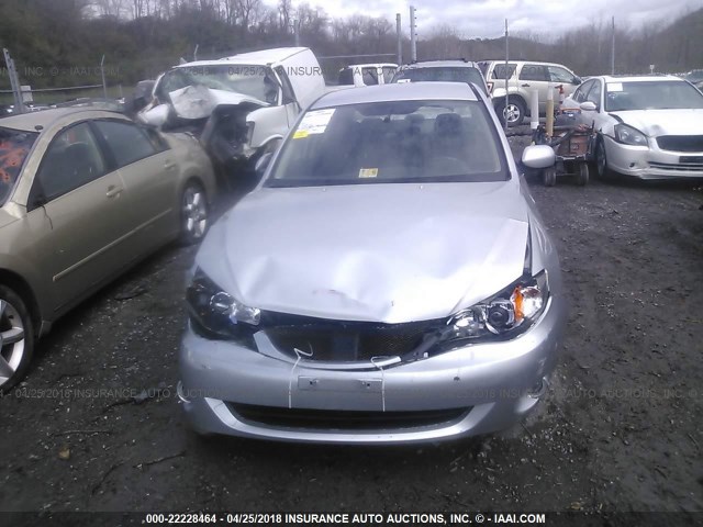 JF1GE61628H503084 - 2008 SUBARU IMPREZA 2.5I SILVER photo 6