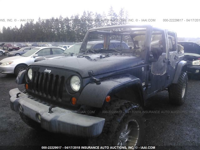 1J4GA59187L137632 - 2007 JEEP WRANGLER SAHARA BLACK photo 6