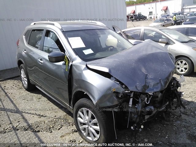 JN8AT2MV0JW300752 - 2018 NISSAN ROGUE S/SL/SV GRAY photo 1