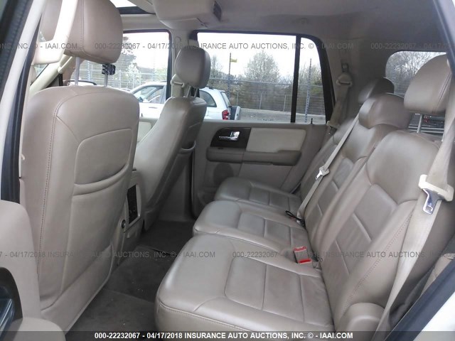 1FMFU20566LA36395 - 2006 FORD EXPEDITION LIMITED BEIGE photo 8