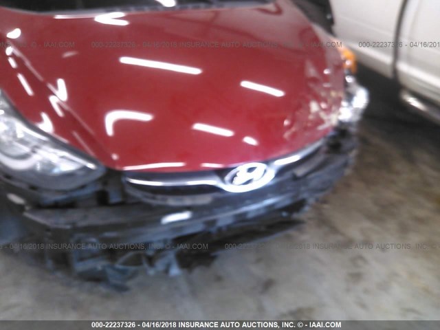 5NPDH4AE3DH428696 - 2013 HYUNDAI ELANTRA GLS/LIMITED RED photo 6