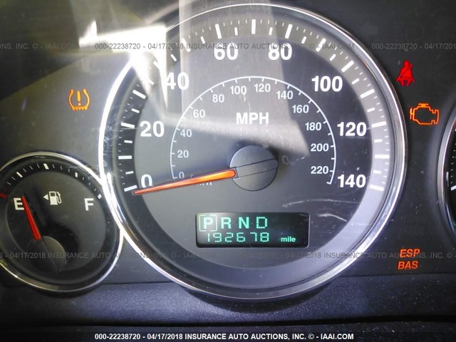 1J8HG48K96C314063 - 2006 JEEP COMMANDER BLACK photo 7