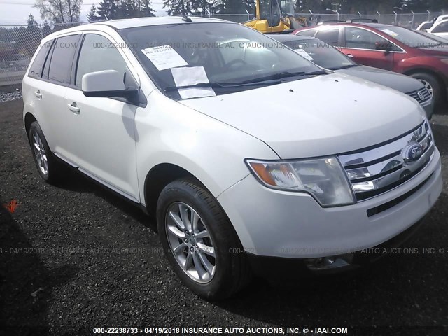 2FMDK3JC3ABA55737 - 2010 FORD EDGE SEL WHITE photo 1