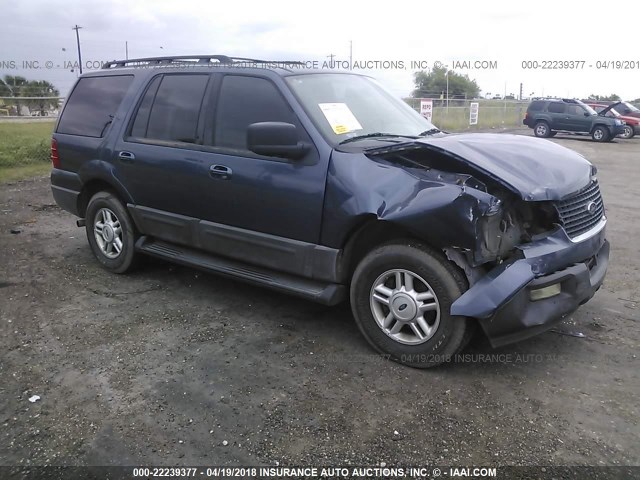 1FMPU15556LA02472 - 2006 FORD EXPEDITION XLT BLUE photo 1