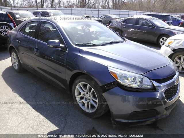 1G11C5SL2EF113980 - 2014 CHEVROLET MALIBU 1LT BLUE photo 1