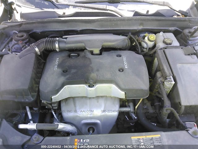 1G11C5SL2EF113980 - 2014 CHEVROLET MALIBU 1LT BLUE photo 10