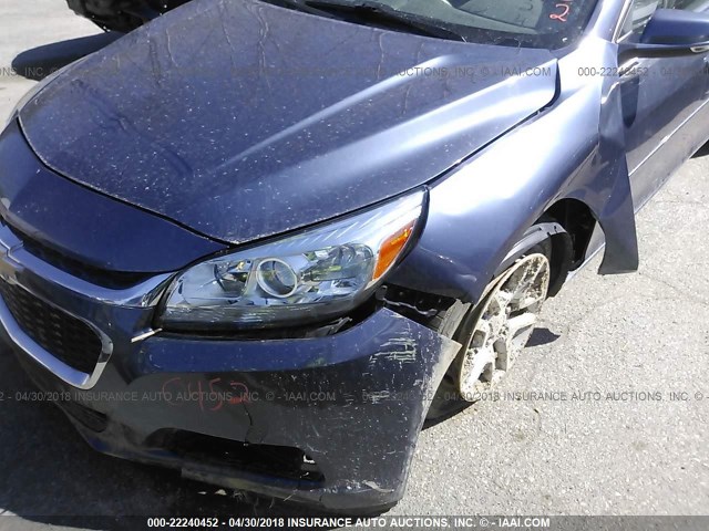 1G11C5SL2EF113980 - 2014 CHEVROLET MALIBU 1LT BLUE photo 6