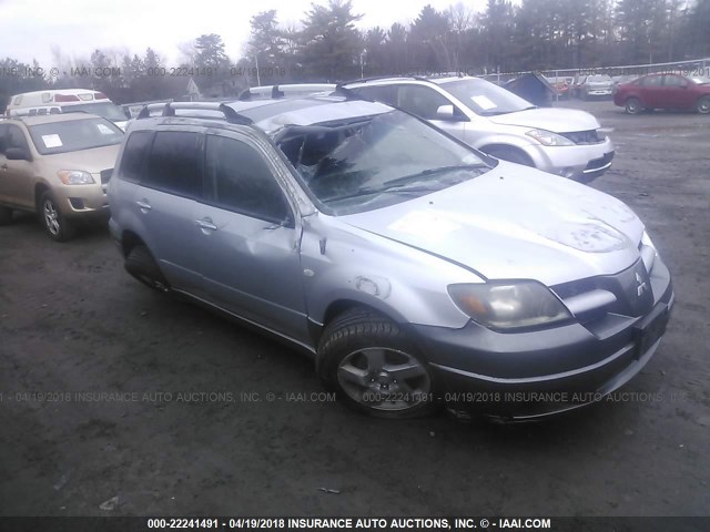 JA4LZ41F84U051638 - 2004 MITSUBISHI OUTLANDER XLS SILVER photo 1