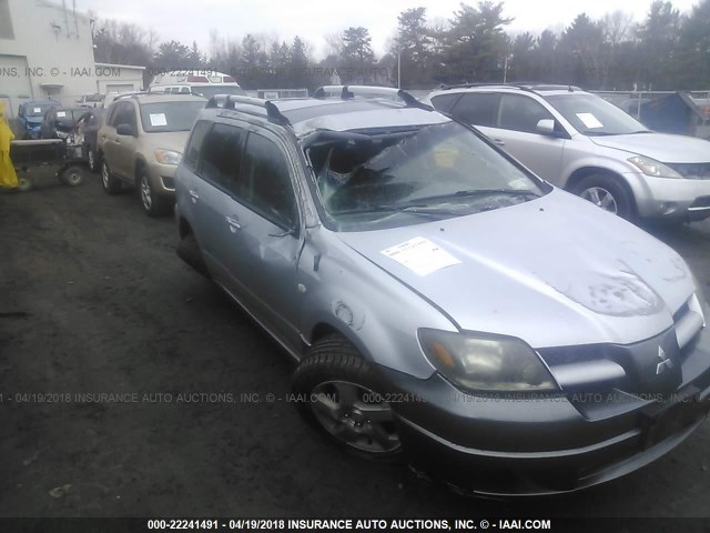 JA4LZ41F84U051638 - 2004 MITSUBISHI OUTLANDER XLS SILVER photo 6