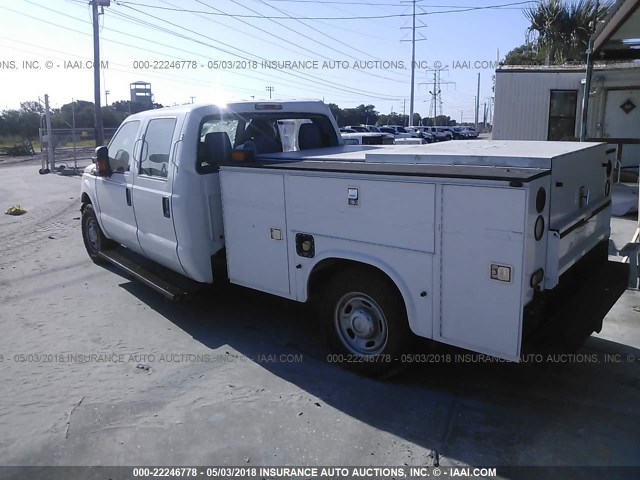 1FD7W3A62FEB83247 - 2015 FORD F350 SUPER DUTY WHITE photo 3