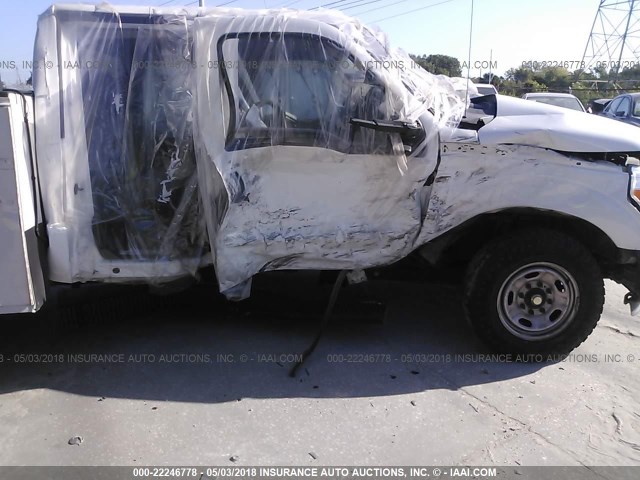 1FD7W3A62FEB83247 - 2015 FORD F350 SUPER DUTY WHITE photo 6