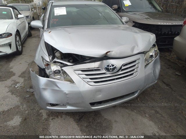 4T1BE46K29U292200 - 2009 TOYOTA CAMRY SE/LE/XLE SILVER photo 6
