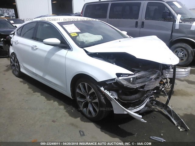 1C3CCCCB2FN558130 - 2015 CHRYSLER 200 C WHITE photo 1