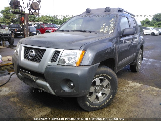 5N1AN0NW8DN816168 - 2013 NISSAN XTERRA X/S/PRO-4X GRAY photo 2