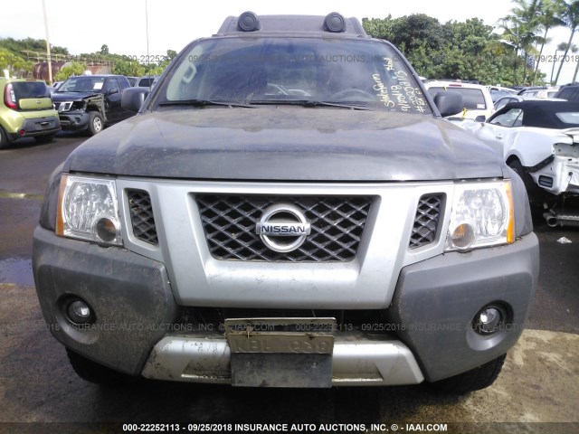 5N1AN0NW8DN816168 - 2013 NISSAN XTERRA X/S/PRO-4X GRAY photo 6