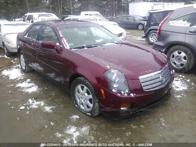 1G6DP577660144788 - 2006 CADILLAC CTS HI FEATURE V6 RED photo 1