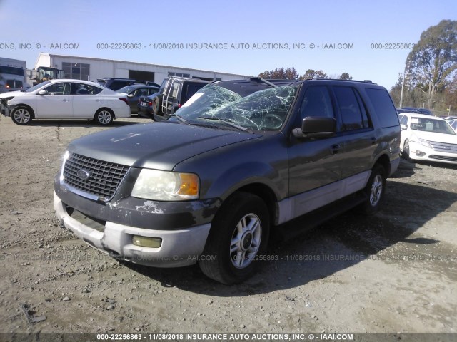 1FMPU16W63LB36510 - 2003 FORD EXPEDITION XLT GRAY photo 2