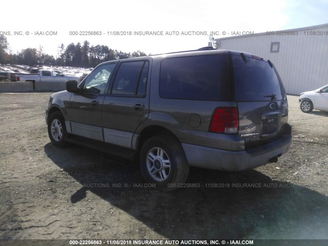 1FMPU16W63LB36510 - 2003 FORD EXPEDITION XLT GRAY photo 3