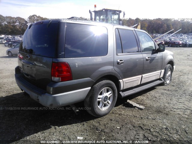 1FMPU16W63LB36510 - 2003 FORD EXPEDITION XLT GRAY photo 4