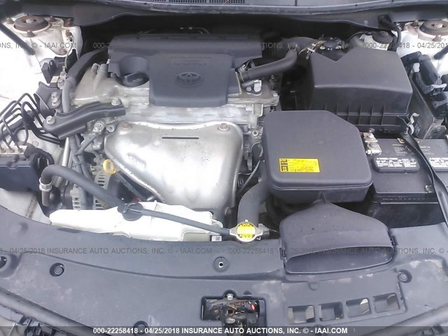 4T1BF1FK8EU336254 - 2014 TOYOTA CAMRY L/SE/LE/XLE 白色 照片 10