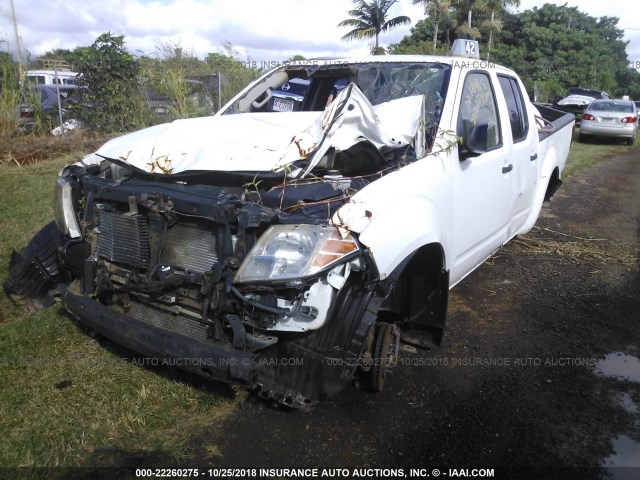 1N6AD0EVXCC446122 - 2012 NISSAN FRONTIER S/SV/SL/PRO-4X WHITE photo 2