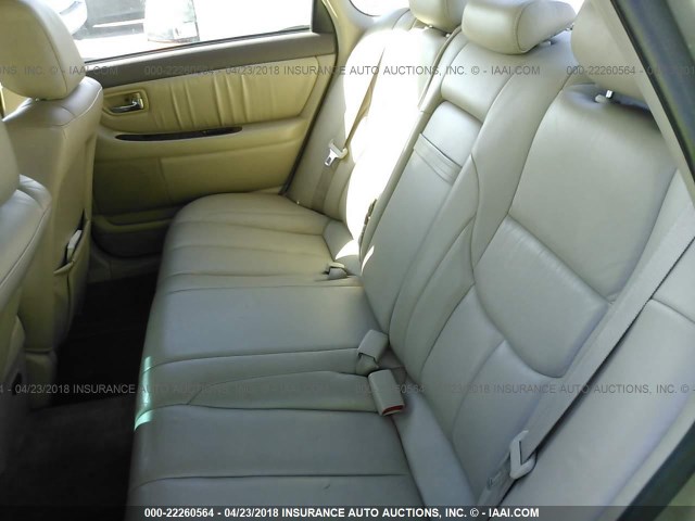 4T1BF28B11U165117 - 2001 TOYOTA AVALON XL/XLS TAN photo 8