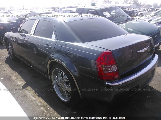 2C3LA33G98H137504 - 2008 CHRYSLER 300 LIMITED GRAY photo 3