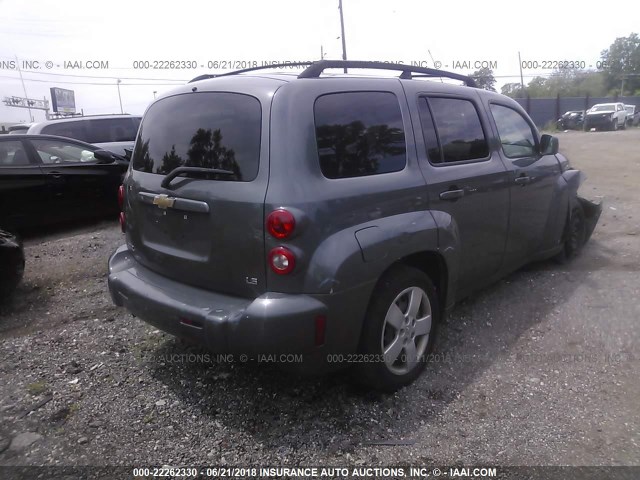 3GNDA13D88S594741 - 2008 CHEVROLET HHR LS Gris foto 4