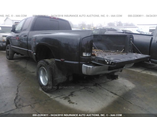 3D7MX48C46G139478 - 2006 DODGE RAM 3500 ST/SLT BLACK photo 3