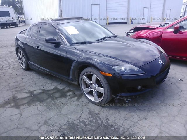 JM1FE173040127807 - 2004 MAZDA RX8 BLACK photo 1