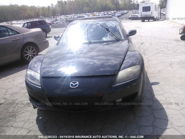 JM1FE173040127807 - 2004 MAZDA RX8 BLACK photo 6