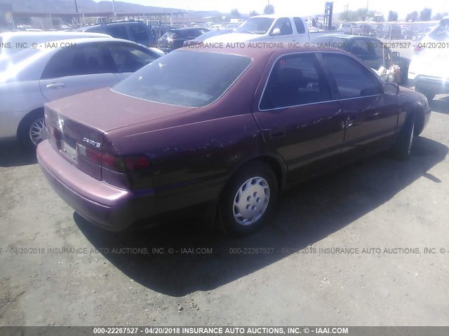 JT2BG22K6W0215558 - 1998 TOYOTA CAMRY CE/LE/XLE MAROON photo 4