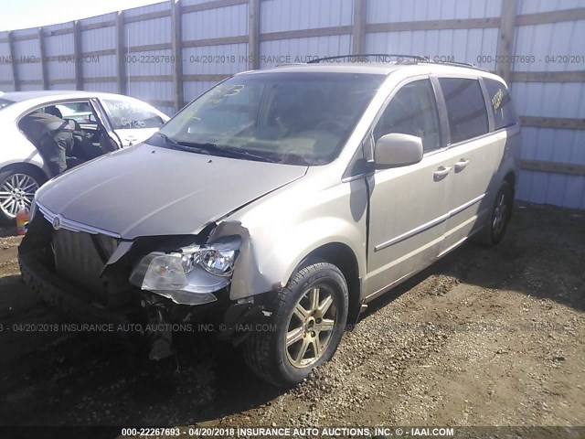 2A8HR54119R651237 - 2009 CHRYSLER TOWN & COUNTRY TOURING GOLD photo 2