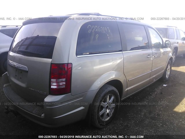 2A8HR54119R651237 - 2009 CHRYSLER TOWN & COUNTRY TOURING GOLD photo 4