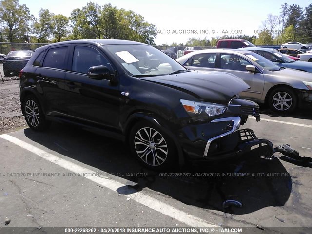 JA4AP3AU5HZ024279 - 2017 MITSUBISHI OUTLANDER SPORT ES/SE BLACK photo 1