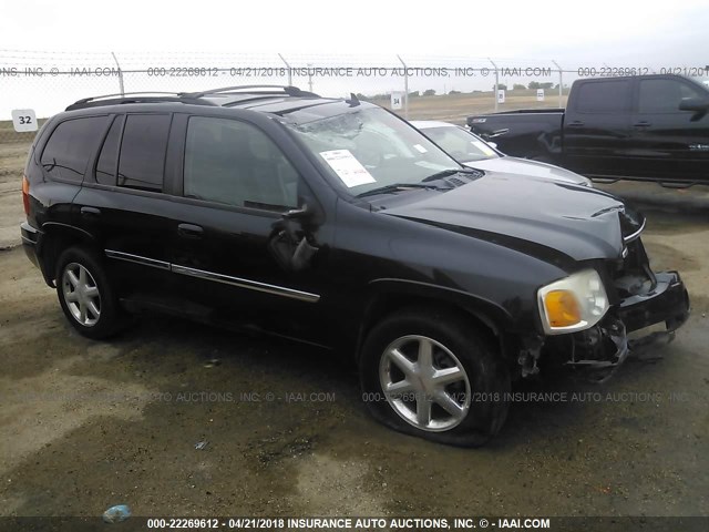 1GKDT13S682223207 - 2008 GMC ENVOY BLACK photo 1